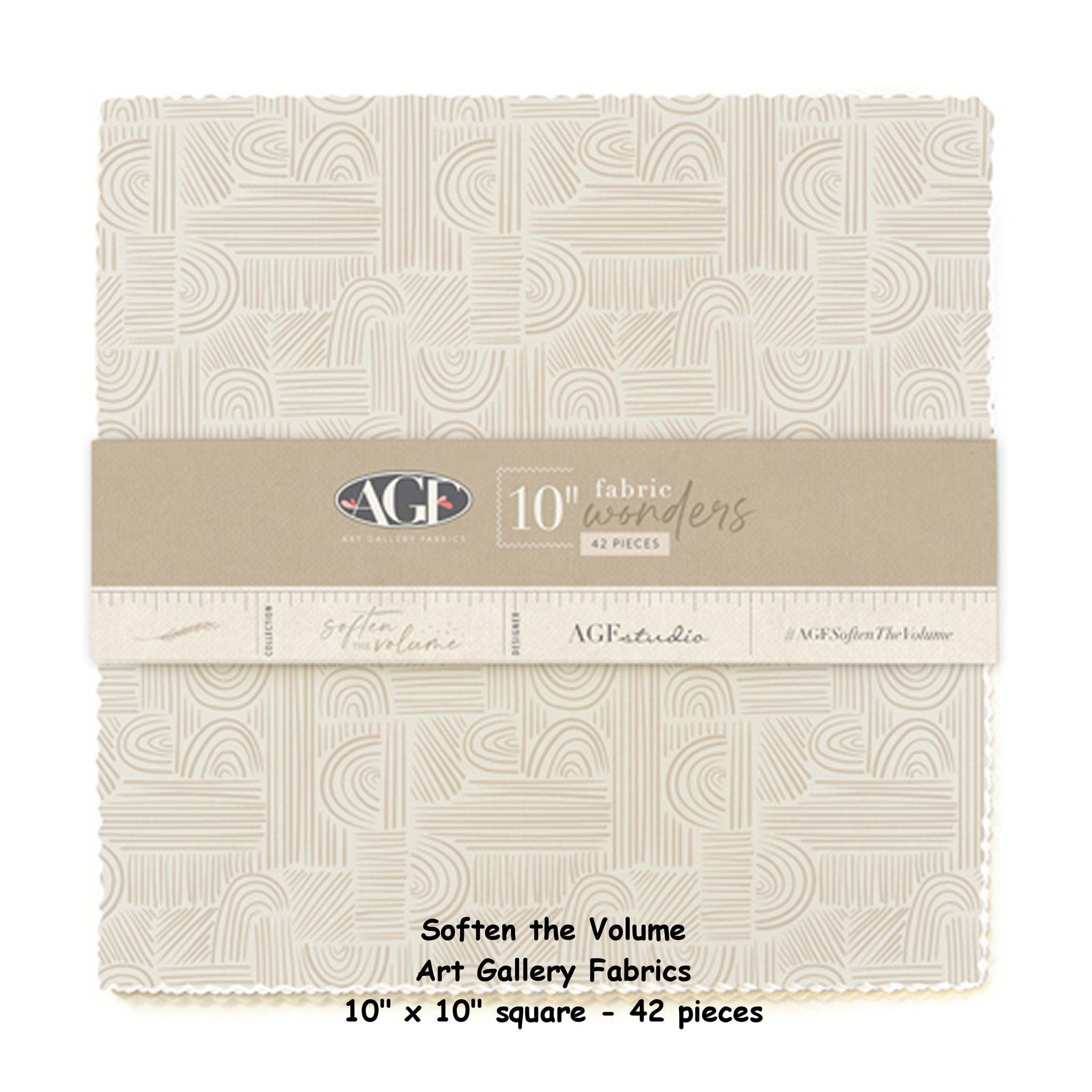  White Low Volume Precuts Fat Quarter Bundle (LV.10FQ) by Mixed  Designers for Southern Fabric