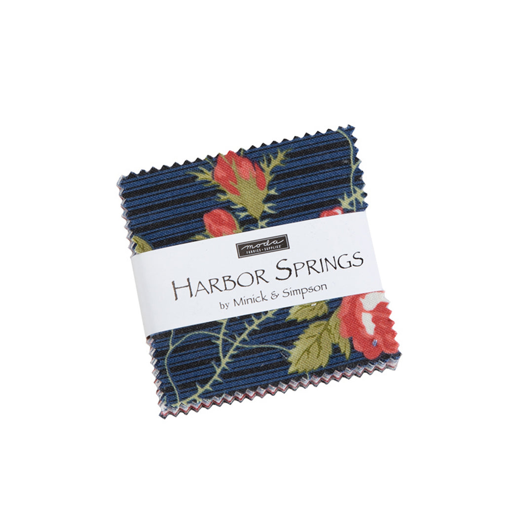 Harbor Springs - #14900 - Mini Charm Pack - by Minick and Simpson for Moda - 2.5