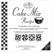 Load image into Gallery viewer, PATTERN: Cake Mix Recipe #2 - CM2 - Miss Rosie - Foundation Piecing - Paper Piecing - Layer Cake
