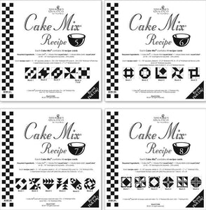 PATTERN: Cake Mix Recipe #5 - CM5 - Miss Rosie/Carrie Nelson - Foundation Piecing - Paper Piecing - Layer Cake