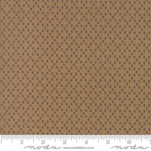 TIMELESS - Shirting Dot Tan Indigo - by Jo Morton for Moda - #38023-22 - 1/2 Yard - Reproduction - Shirtings - Civil War - Miss Rosie's