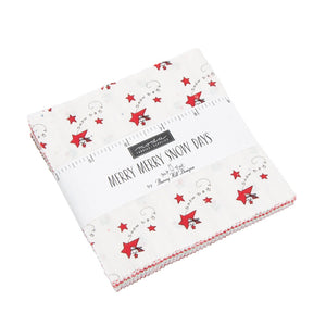 MERRY Merry SNOW Days - MINI Charm Pack - 2940 - Bunny Hill Designs for Moda - Christmas - Holiday - Red-Green-Christmas Kit -Quilter's Grid