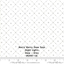 Load image into Gallery viewer, MERRY MERRY SNOW Days - #2943-14 - Skating Days - White  -1/2 Yard - Bunny Hill Designs for Moda-Christmas - Holiday - Winter -Snowmen - Red
