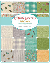 Load image into Gallery viewer, CULTIVATE KINDNESS - Gingham Check - Gray - #19935-11 - One Half Yard - Deb Strain - Vintage Trucks - Panel - Words of Kindness - KIT
