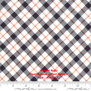 MIDNIGHT MAGIC - #24082-13 - Full Moon - Grey-Mist - by April Rosenthal for Moda - One Half Yard - Halloween