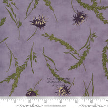Load image into Gallery viewer, MILL CREEK GARDEN - #2242-11 - Ferns - Ivory and Purple - One Half Yard - by Jan Patek for Moda - Purple - Green - Tan - Classic
