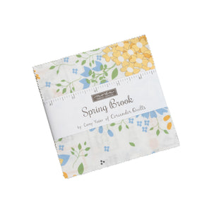 SPRING BROOK - Honey Bun - by Corey Yoder for Moda - 29110 - Yellow - Green - Gray - Blue - Floral Print