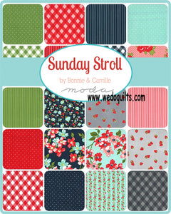 Sunday Stroll - Bonnie & Camille - 55220 JR - Jelly Roll - Moda - Modern - Prints - Thimbleblossoms