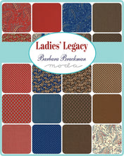 Load image into Gallery viewer, LADIE&#39;S LEGACY - Charm Pack - #8350 - by Barbara Brackman for Moda -  - Classic - Traditional - Reproduction - Civil War
