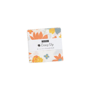 COZY UP - Honey Bun - #29120 - by Corey Yoder for Moda - Autumn - Rich Yellows, Oranges, Greens, Grays, and Teal - Checks - Floral