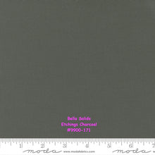 Load image into Gallery viewer, Bella Solids - GRAPHITE - 1/2 YARD - #9900-202 - Dark Gray - Solids - Modern - Blender
