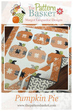 Load image into Gallery viewer, PATTERN: PUMPKIN PIE  - New 2021 Pattern - by The Pattern Basket -TPB2007-Pumpkins-Halloween -Fall-Autumn-Throw-Lap Quilt-Fat Eight Friendly

